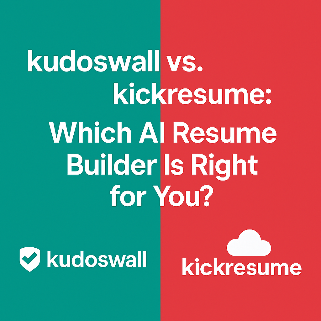 KudosWall vs Kickresume pricing comparison 2026
