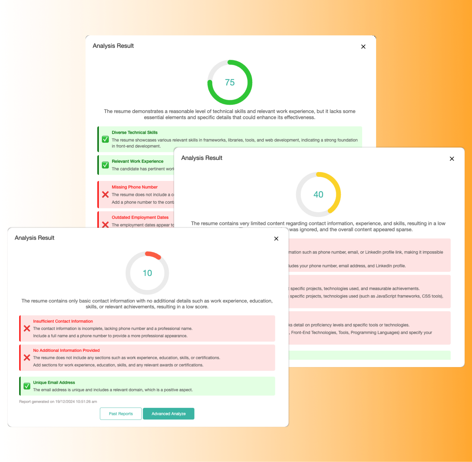 AI-powered ATS score checker with ATS-friendly resume templates and formats